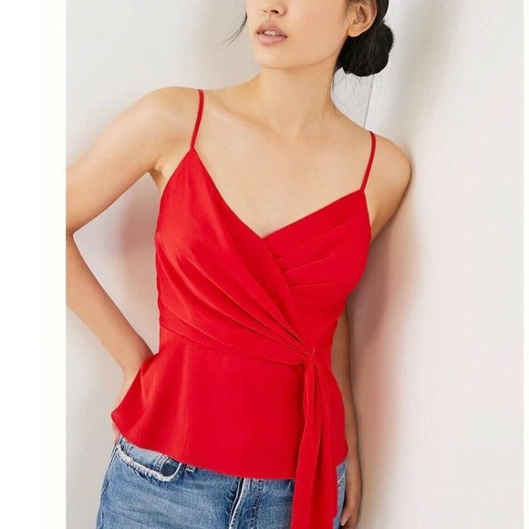 Anthropologie Tops - NWT Anthropologie Astr Tina Tie-Waist Satin Tank Top